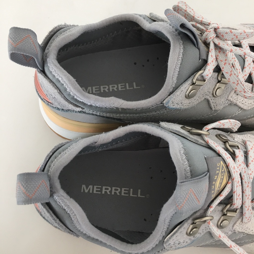 Merrell Women's Alpine 83 Sneaker Recraft Trail Shoes Gray Peach Size 8 - Picture 5 of 12
